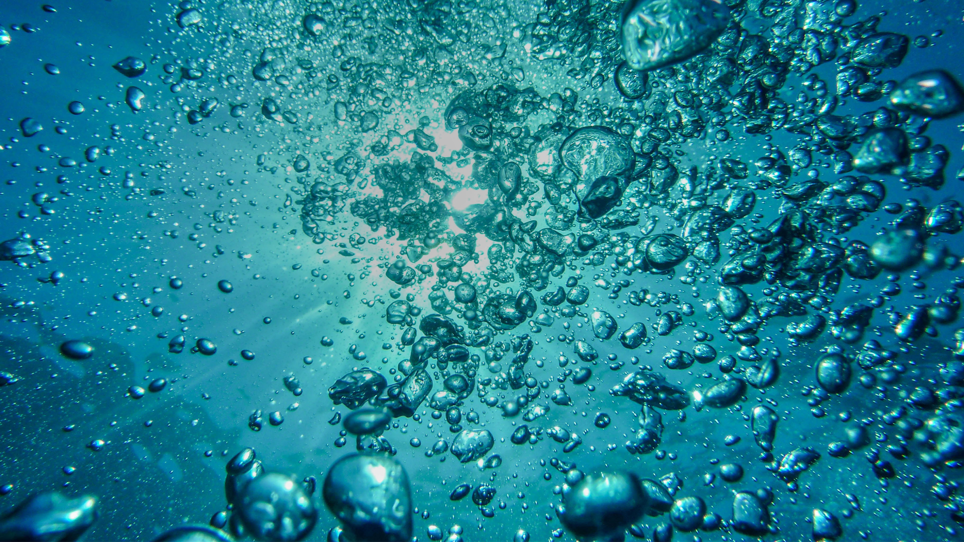 Hintergrundbild Wasserbubbles